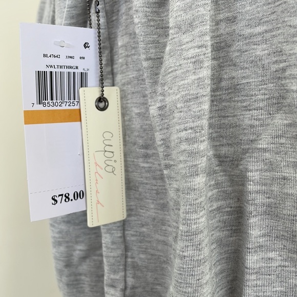 Cupio Blush Gray Jumpsuit, Sz S - Picture 3 of 5